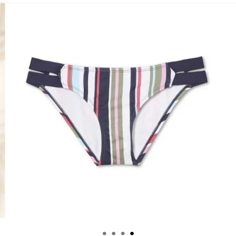 cute striped swim bottoms